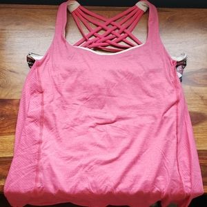 (🌟 3/$60) Pink Low Back Lululemon Tank Top
